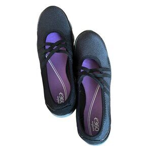 Easy Spirit E360 black slip on walking/comfort shoes size 10 excellent condition